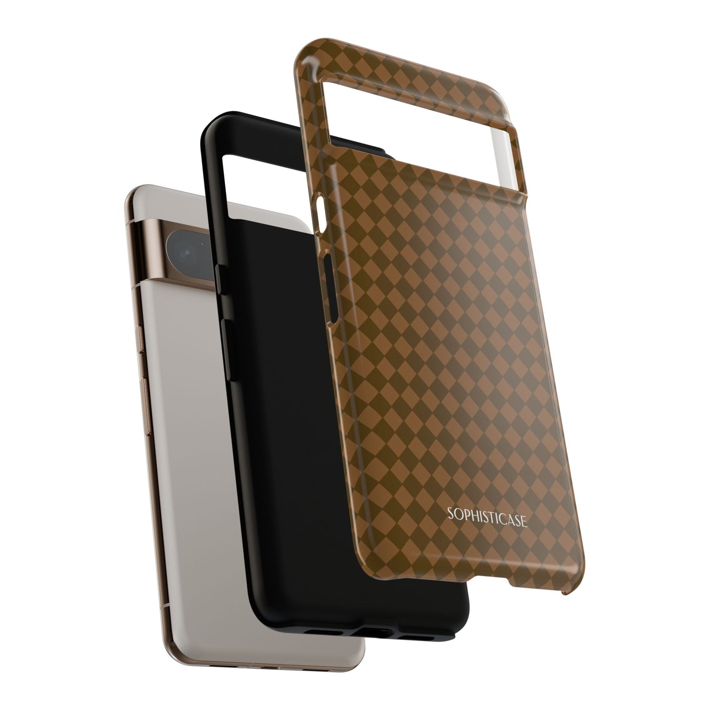 Diamond Diva in Deep Brown - Google Pixel Case