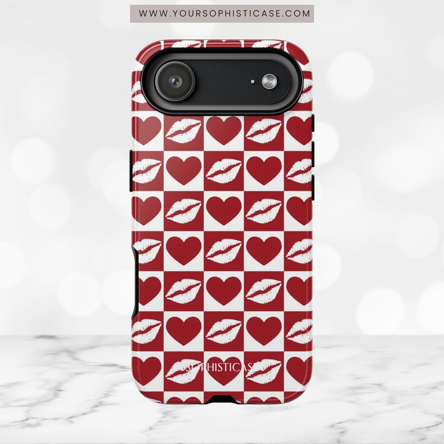 Belle Amie in Red - iPhone Case