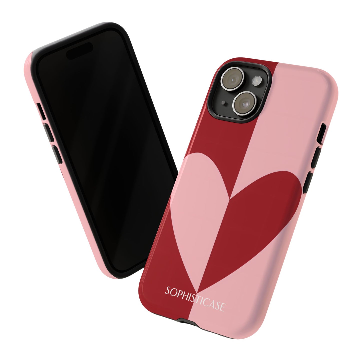 Be Mine in Red and Pink - iPhone Case