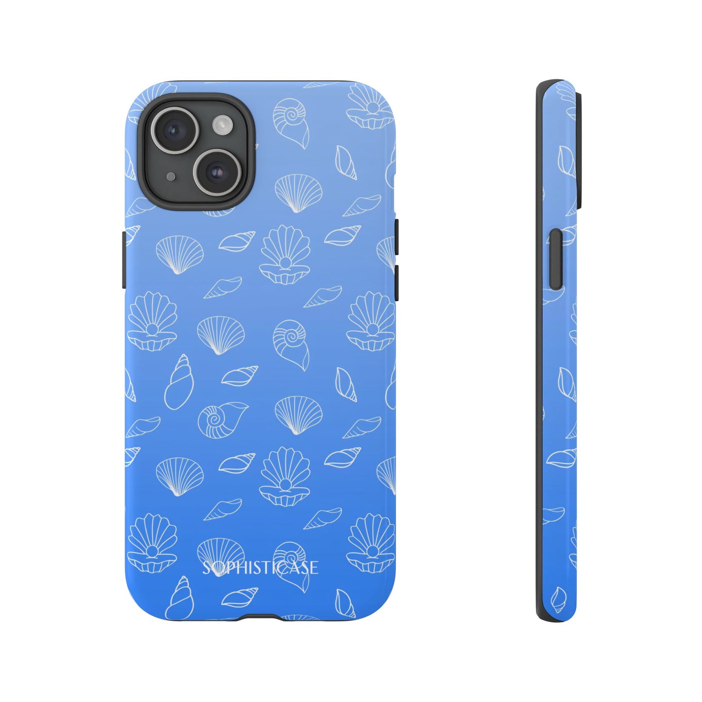 Seashell Society in Ocean Blue - iPhone Case