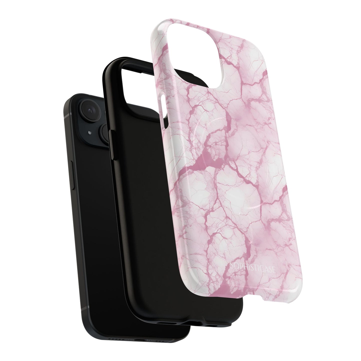 Marble Opulence in Pink - Magsafe Case