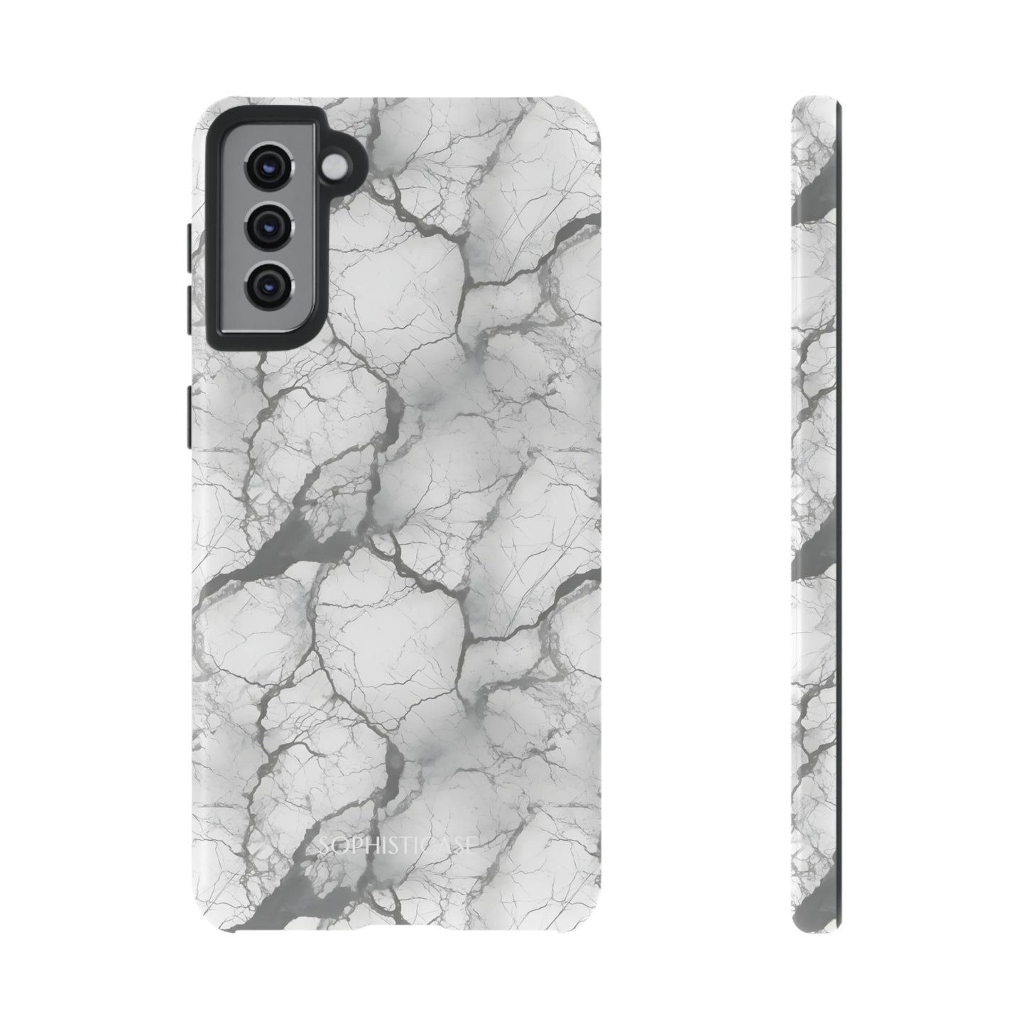Marble Opulence in Charcoal Grey - Samsung Galaxy Case