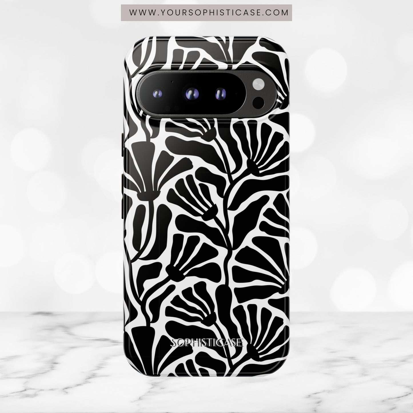 Dark Thoughts in Urban Vine - Tough Phone Case