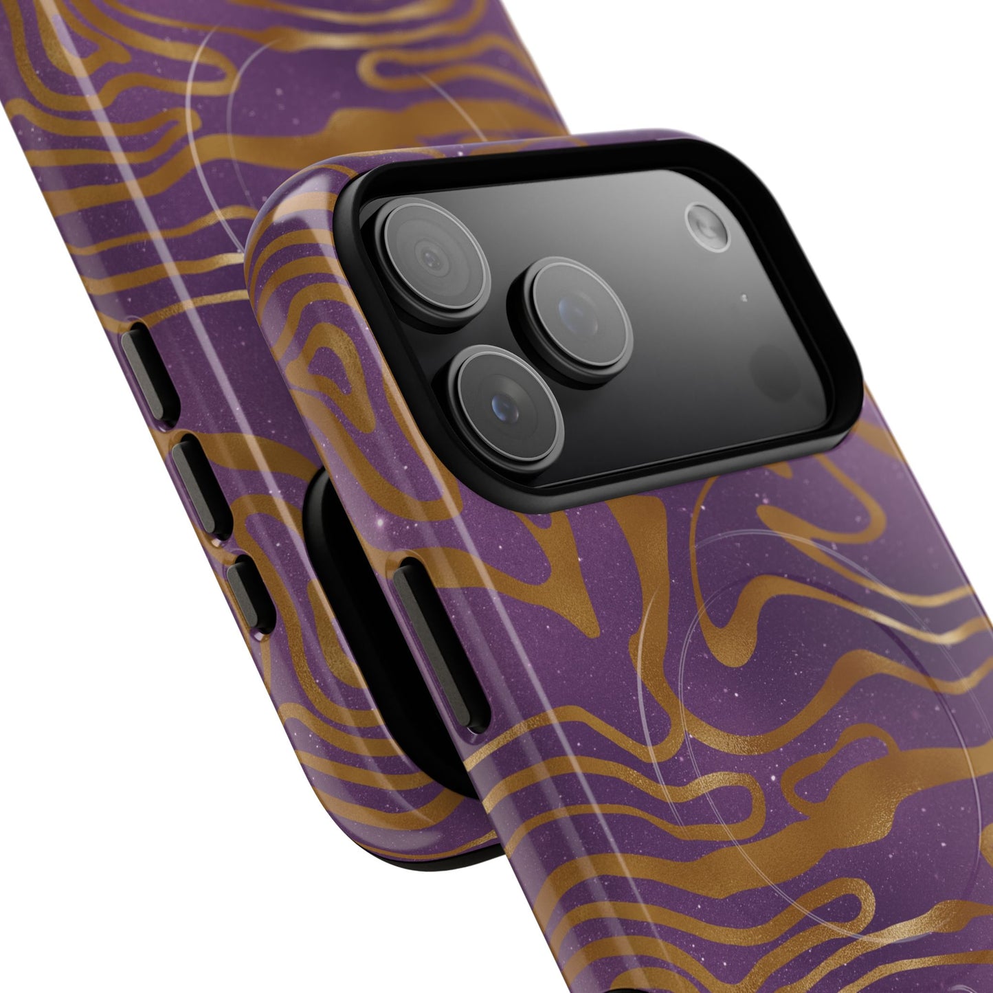 Cosmic Gold in Purple - iPhone Magsafe Case