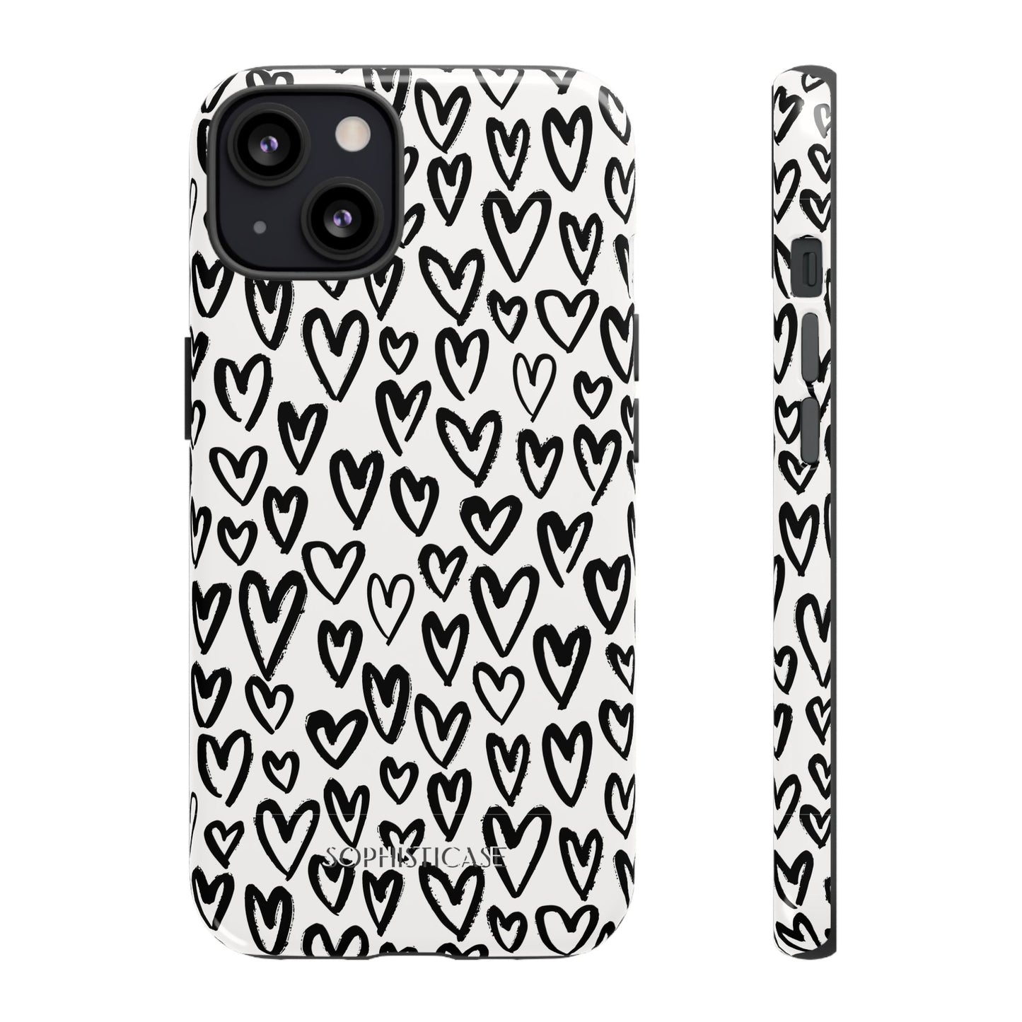 Dark Thoughts in Urban Heart - Tough Phone Case