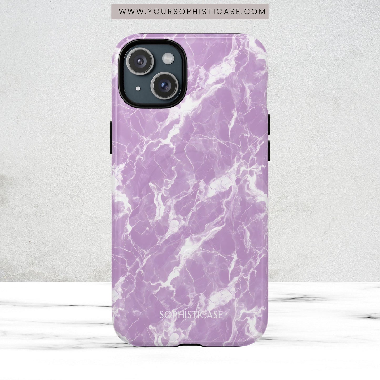 Marble Crush in Purple - Magsafe Case