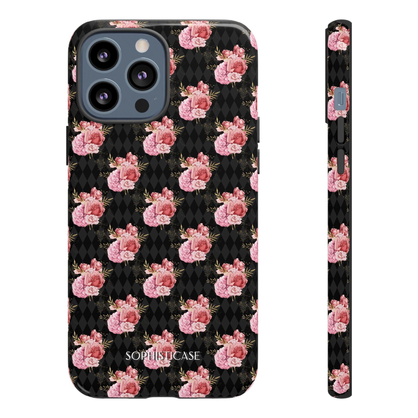 Rose Diamond Romance in Vivienne - iPhone Case