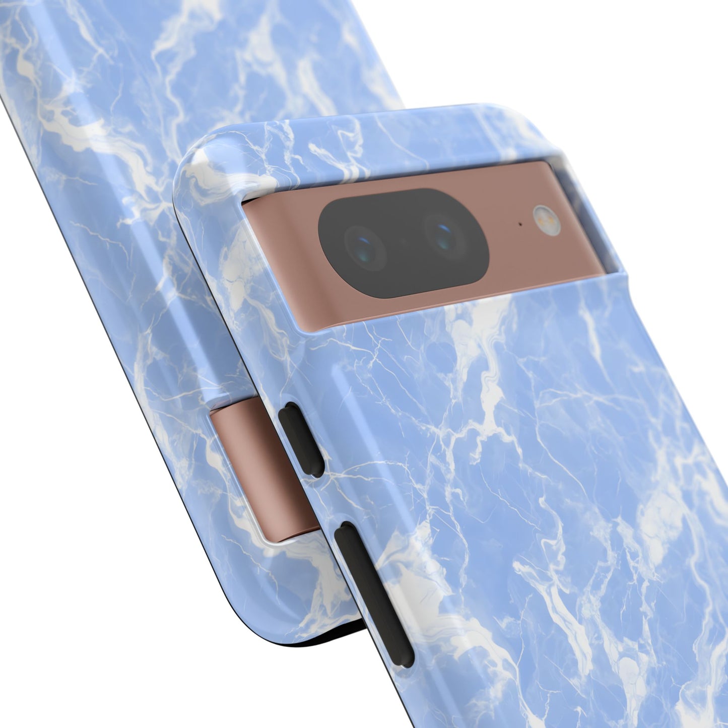 Marble Crush in Blue - Tough Phone Case