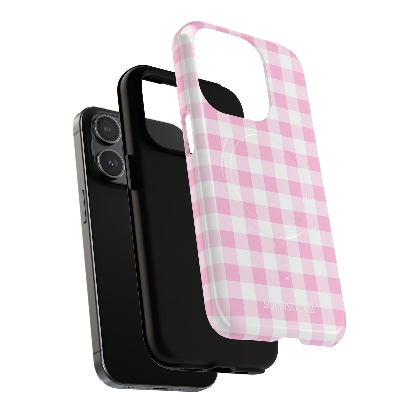 Gingham in Pink - Magsafe Case