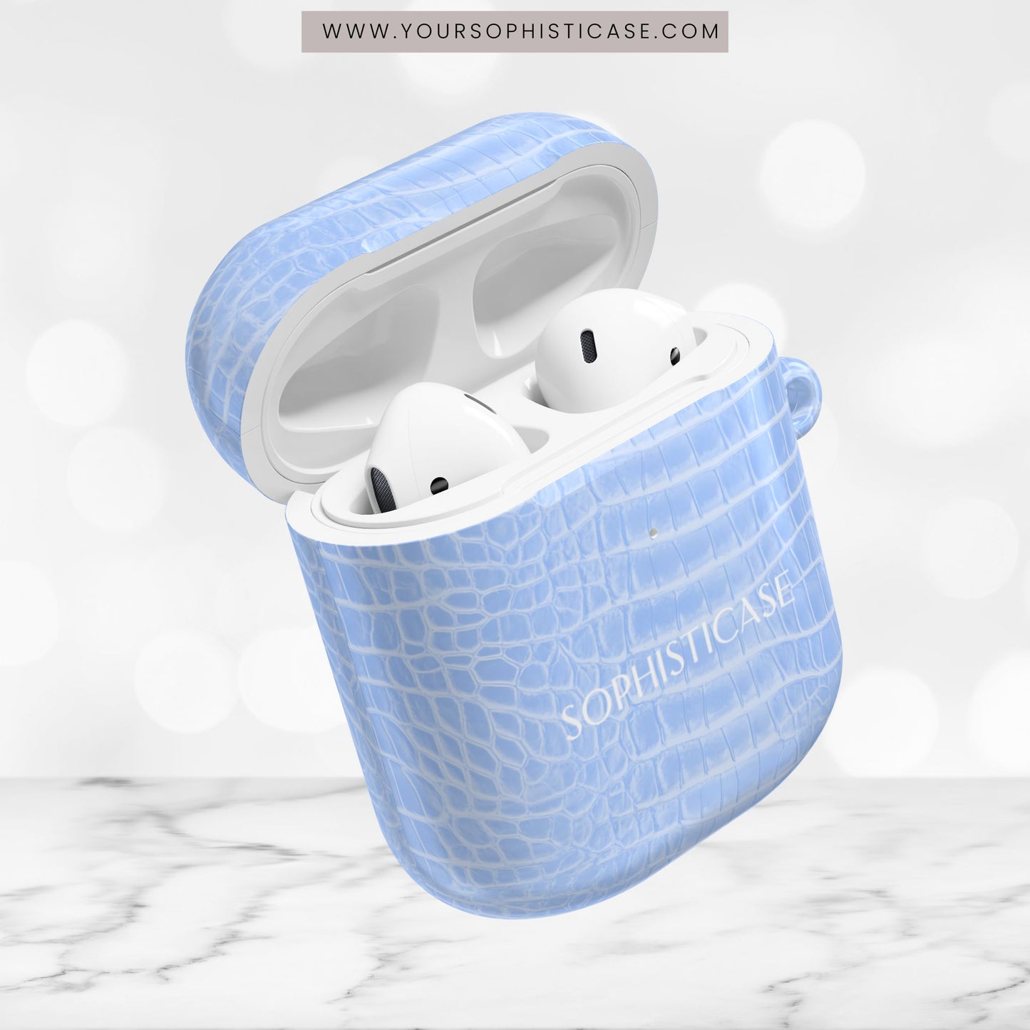 AirPod Cases - Luxe Leather in Blue