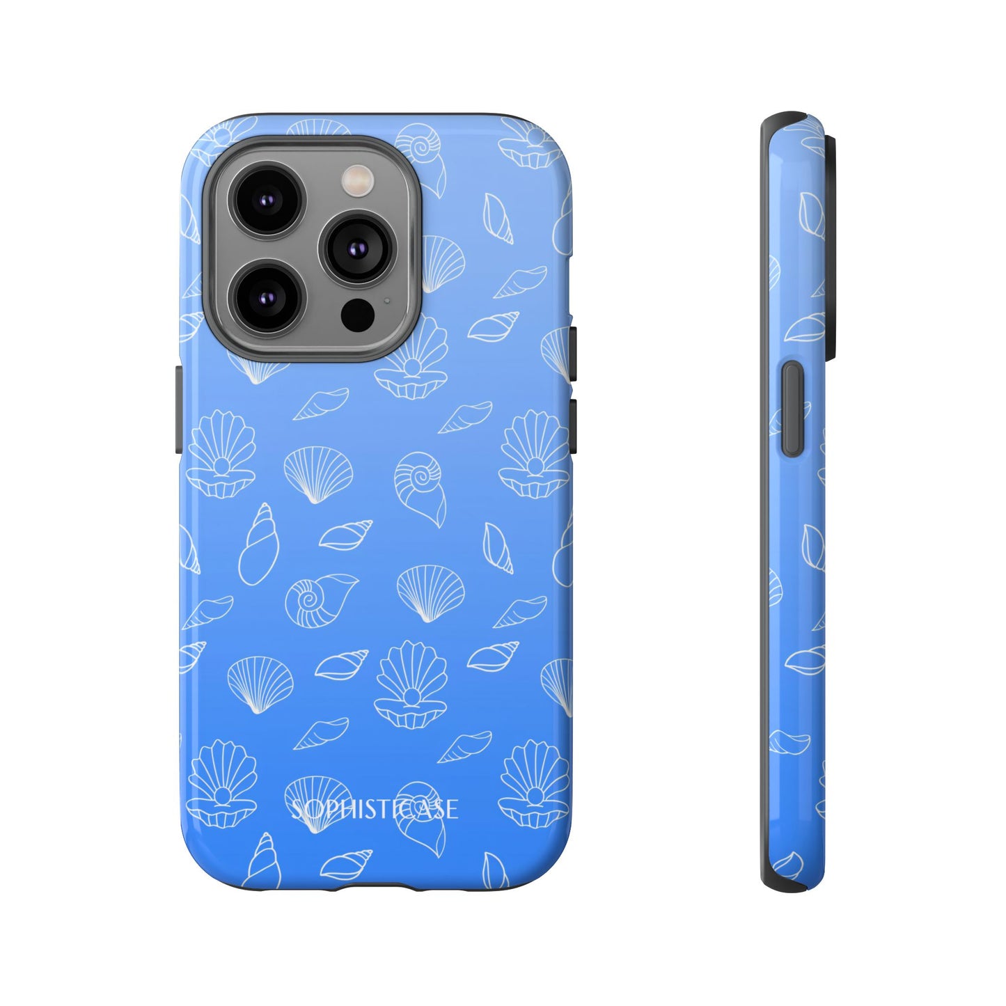 Seashell Society in Ocean Blue - iPhone Case