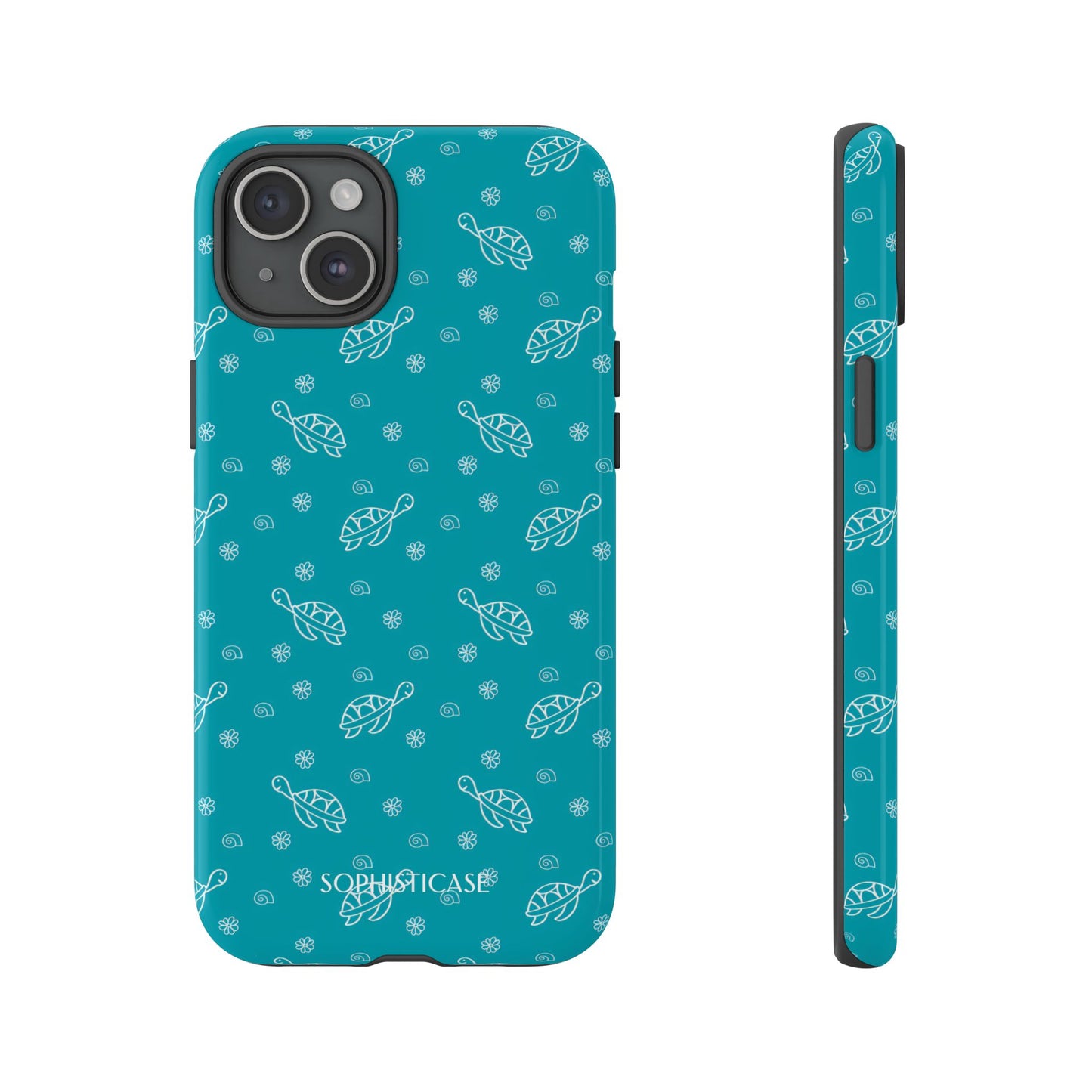 Turtle Island in Aqua - iPhone Magsafe Case