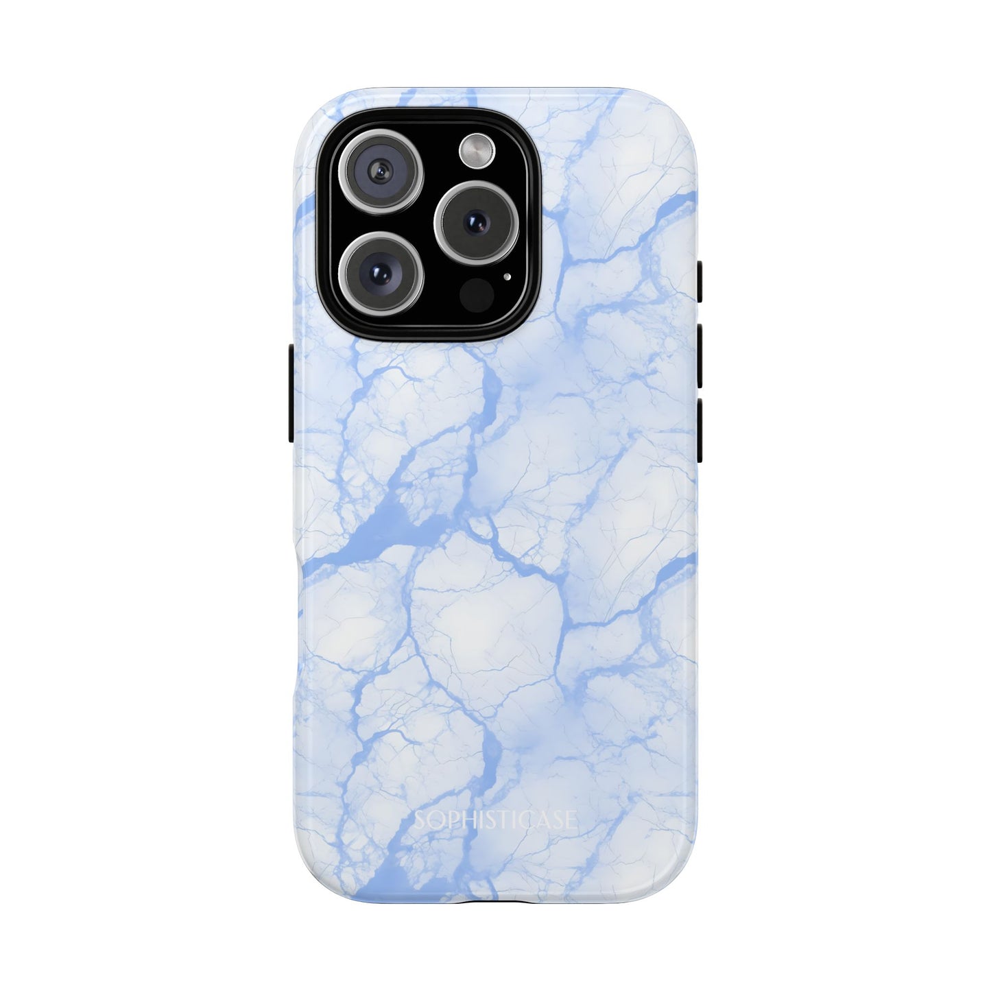 Marble Opulence in Blue - iPhone Case