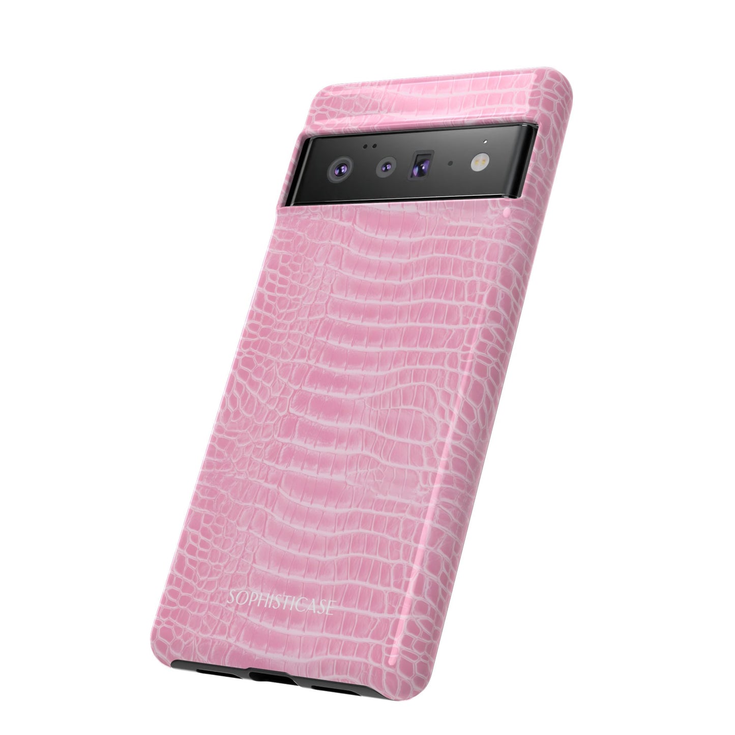 Luxe Leather in Pink - Tough Phone Case