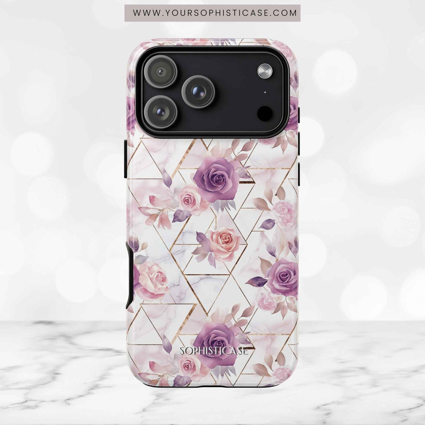 Royal Floral in Rose Royale - Tough Phone Case