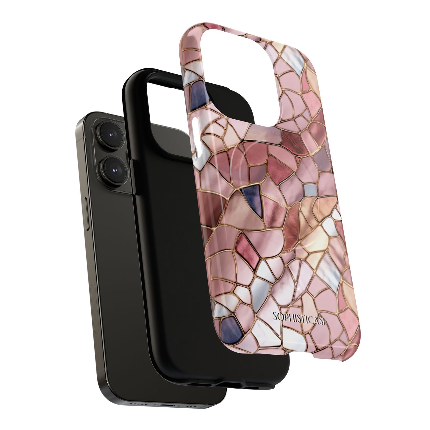 Rose' Runway in Pink Mosaic - Magsafe Case
