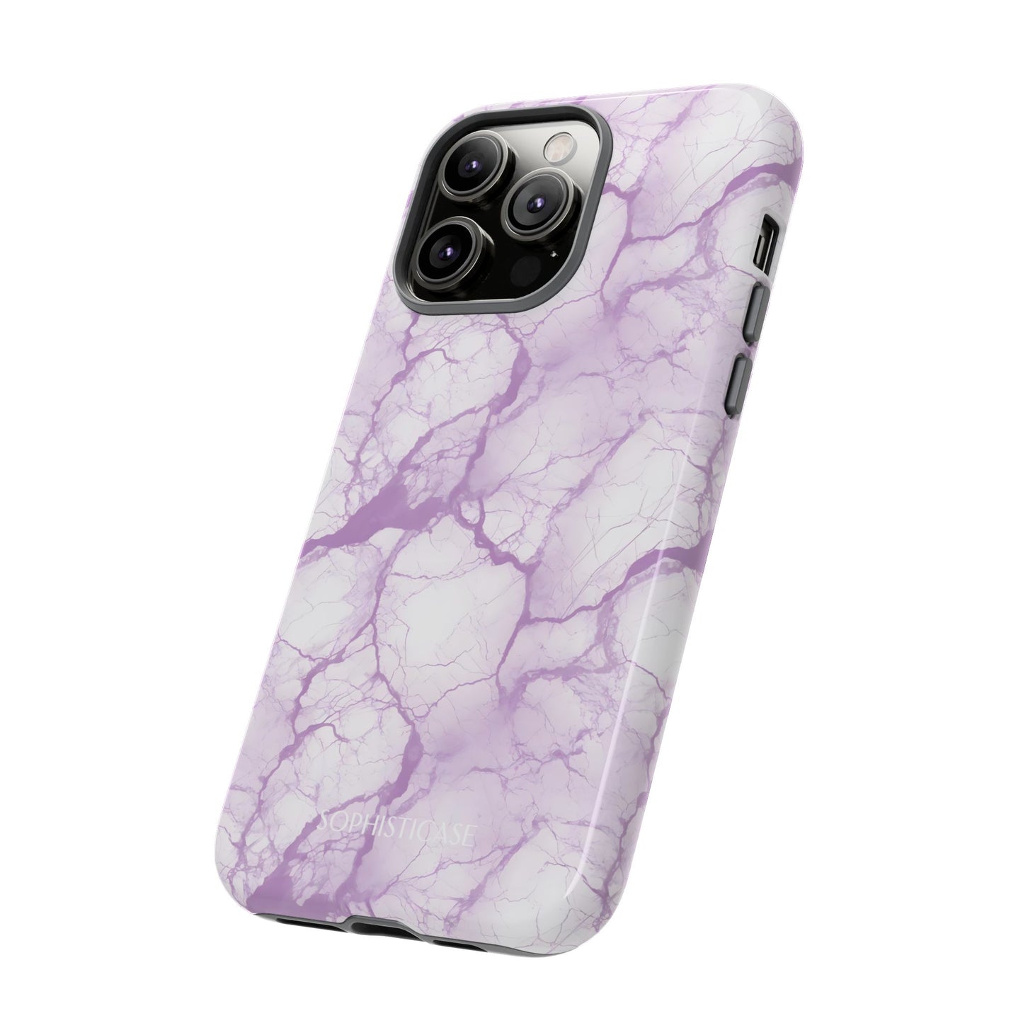 Marble Opulence in Purple - iPhone Case