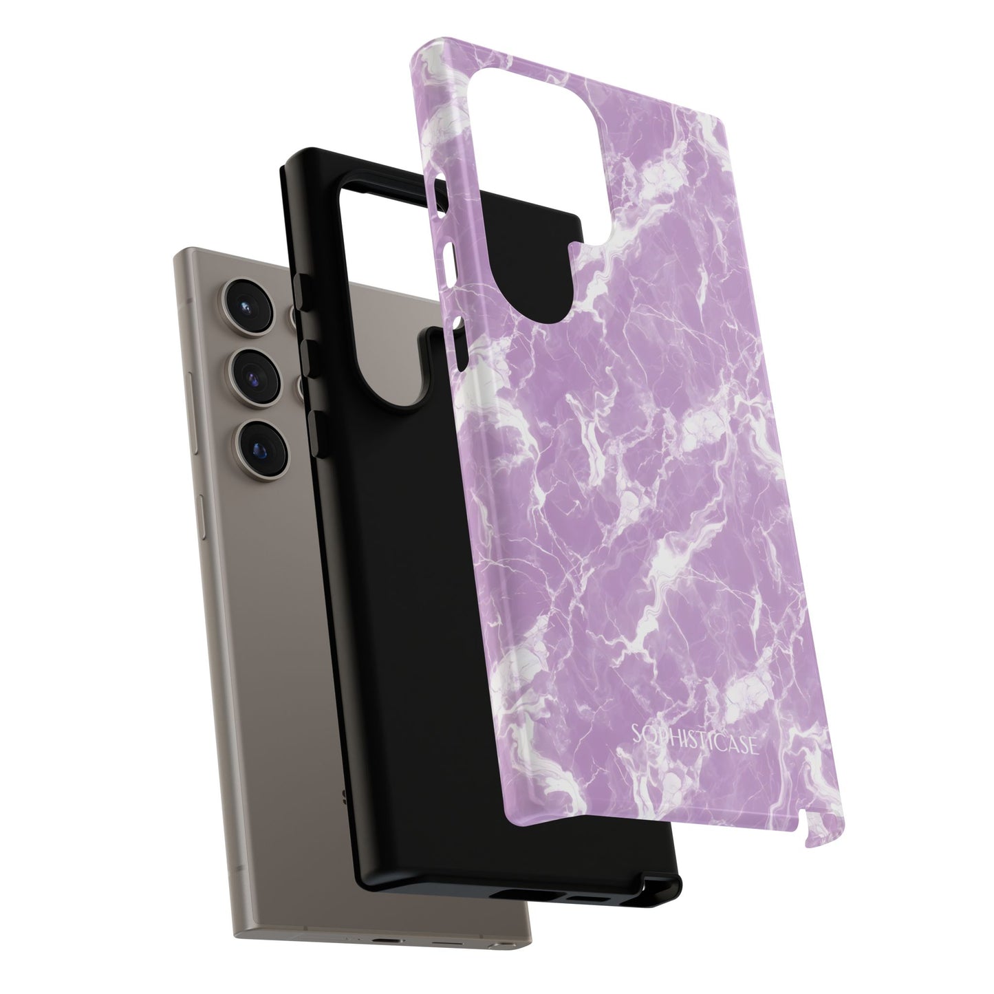 Marble Crush in Purple - Tough Phone Case