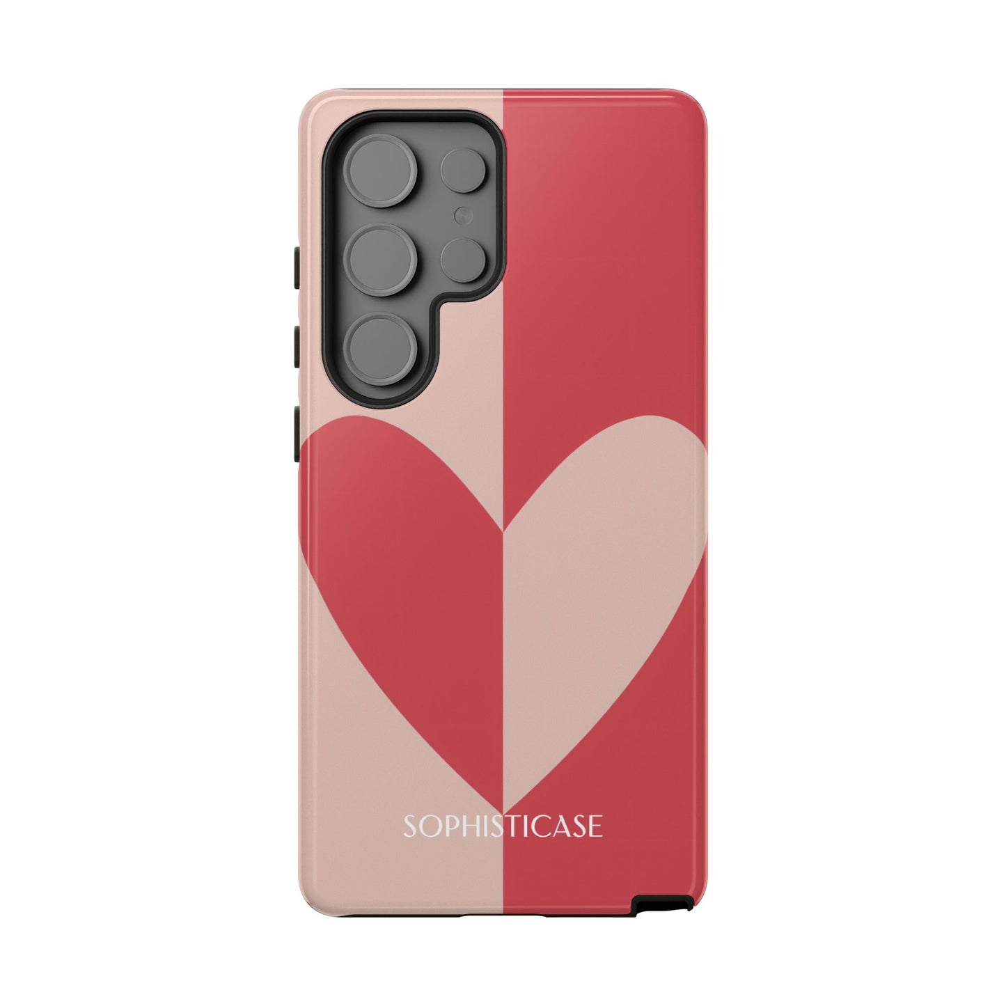 Be Mine in Red and Brown - Protective Phone Case for Samsung Galaxy - Sophisticase