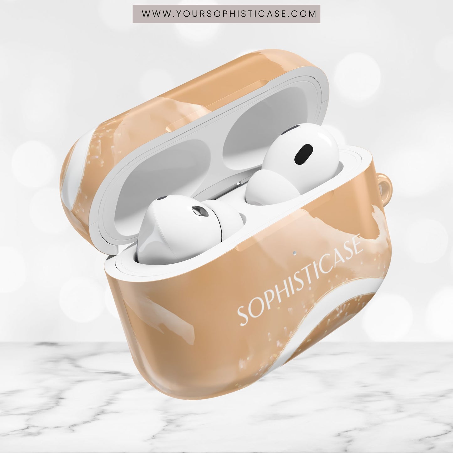 AirPod Cases - Serenity in Neutral Brown