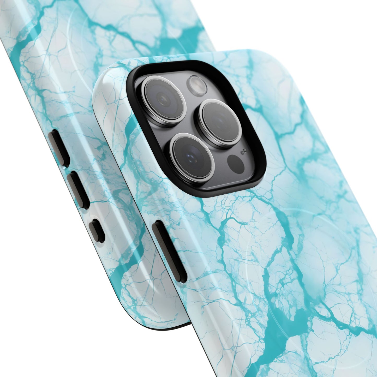 Marble Opulence in Aqua - Magsafe Case