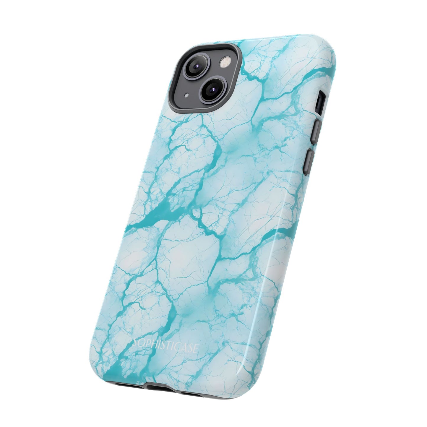 Marble Opulence in Aqua - Tough Phone Case