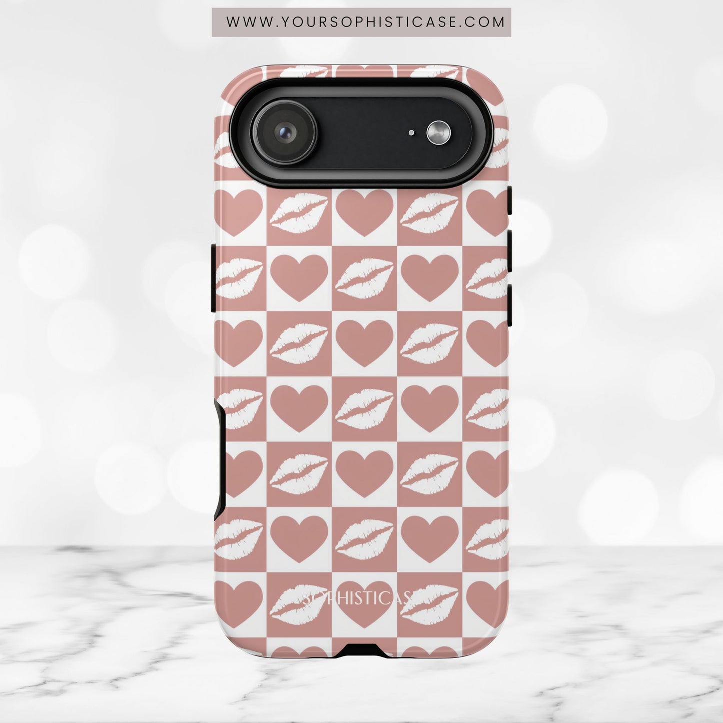 Belle Amie in Neutral Brown - Tough Phone Case
