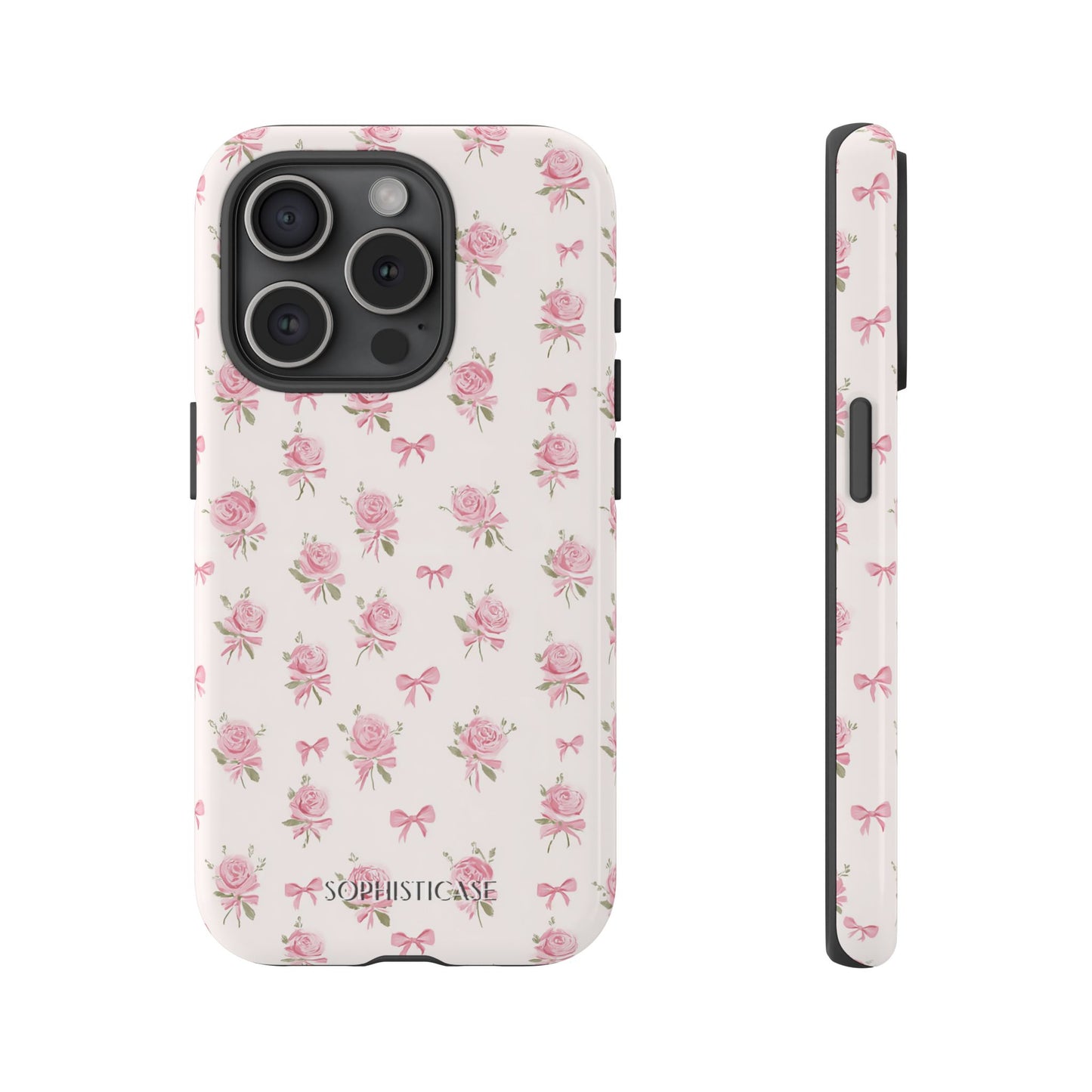 The Sweetest Thing in Coquette Roses and Bows - iPhone Case