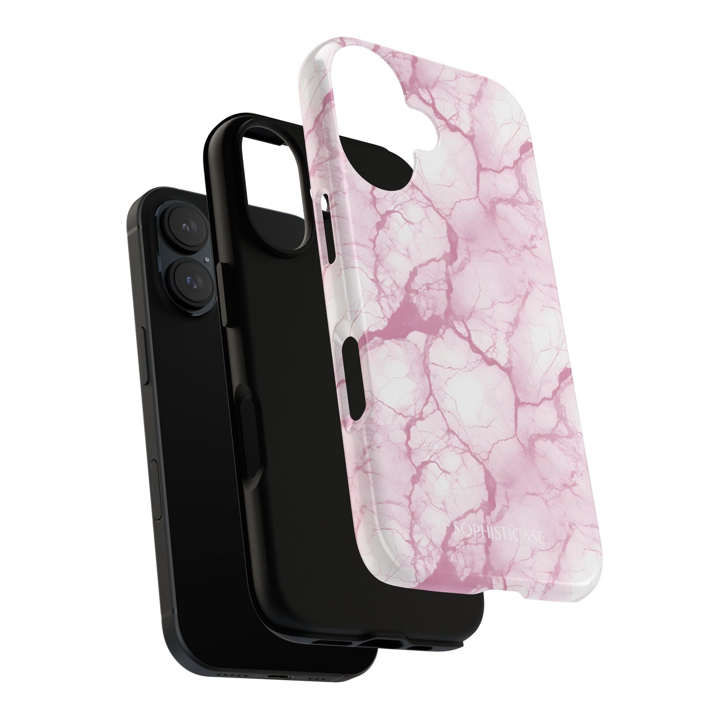 Marble Opulence in Pink - iPhone Magsafe Case