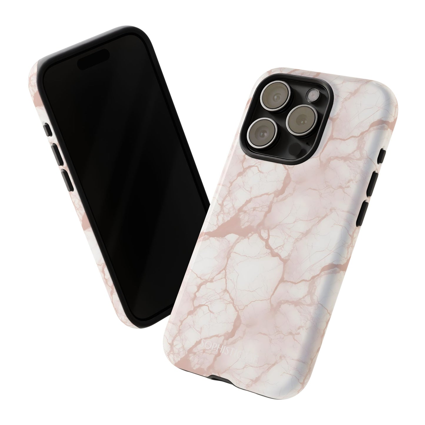 Marble Opulence in Neutral Beige - Tough Phone Case