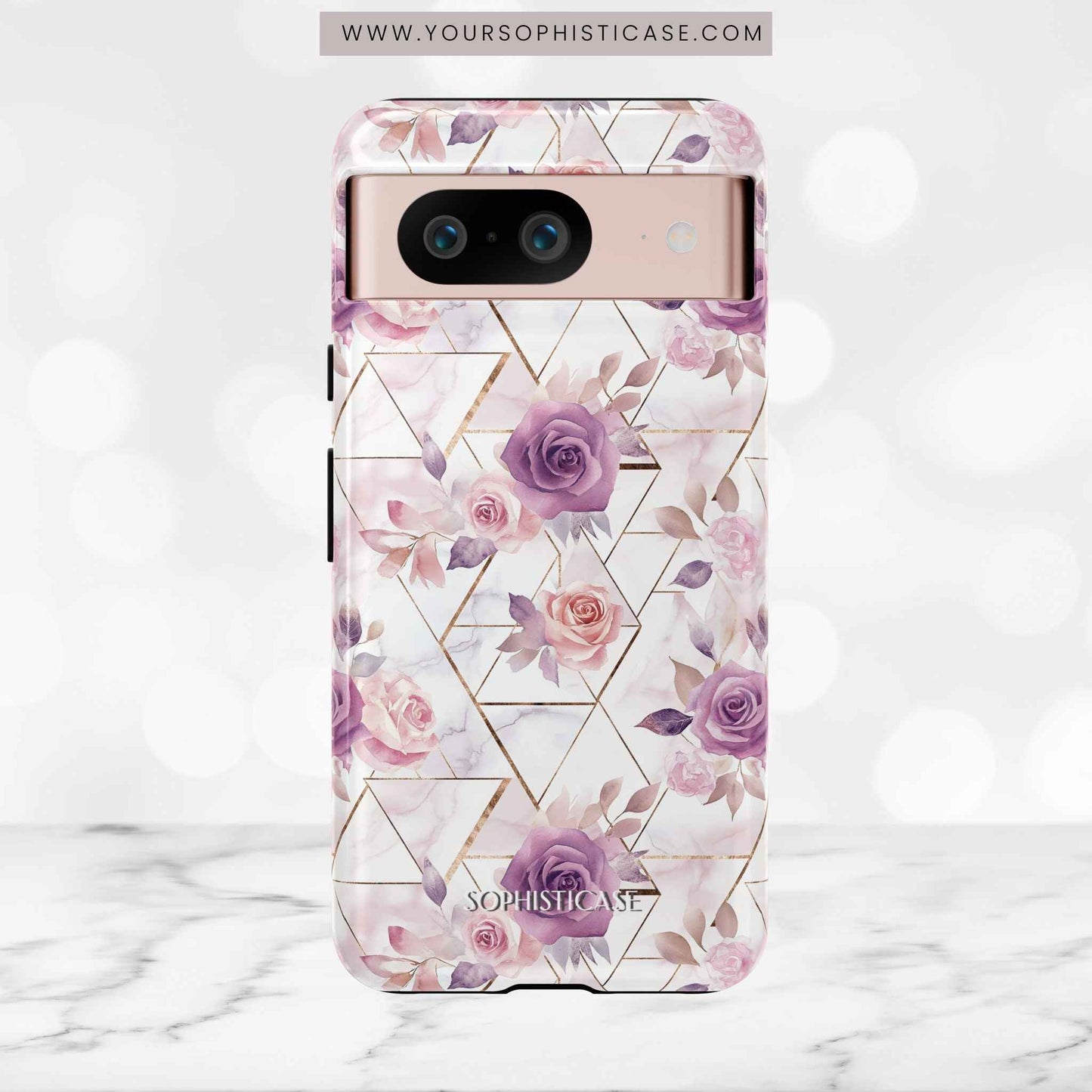 Royal Floral in Rose Royale - Tough Phone Case