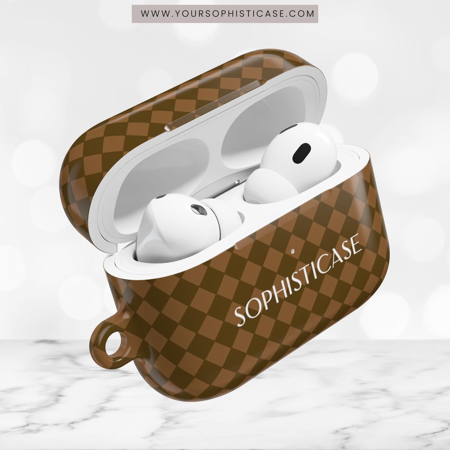 AirPod Cases - Diamond Diva in Brown