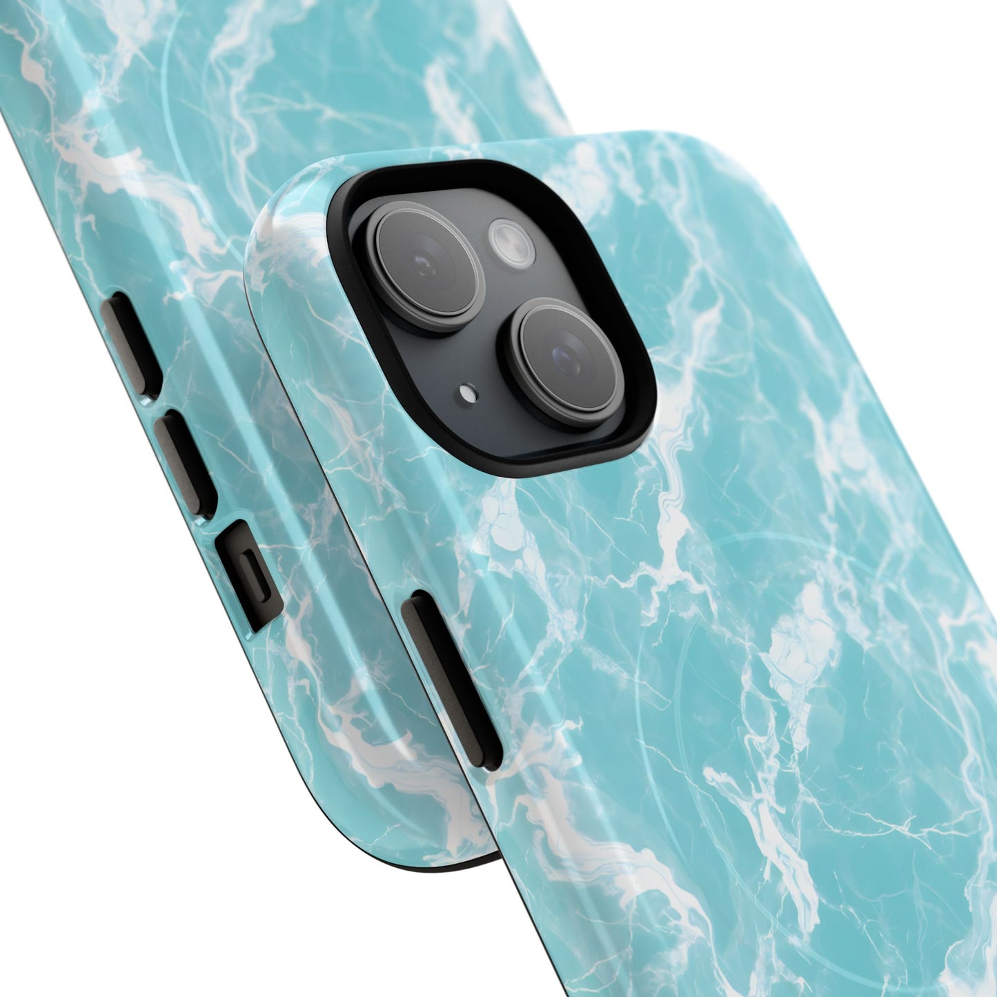 Marble Crush in Aqua - Magsafe Case