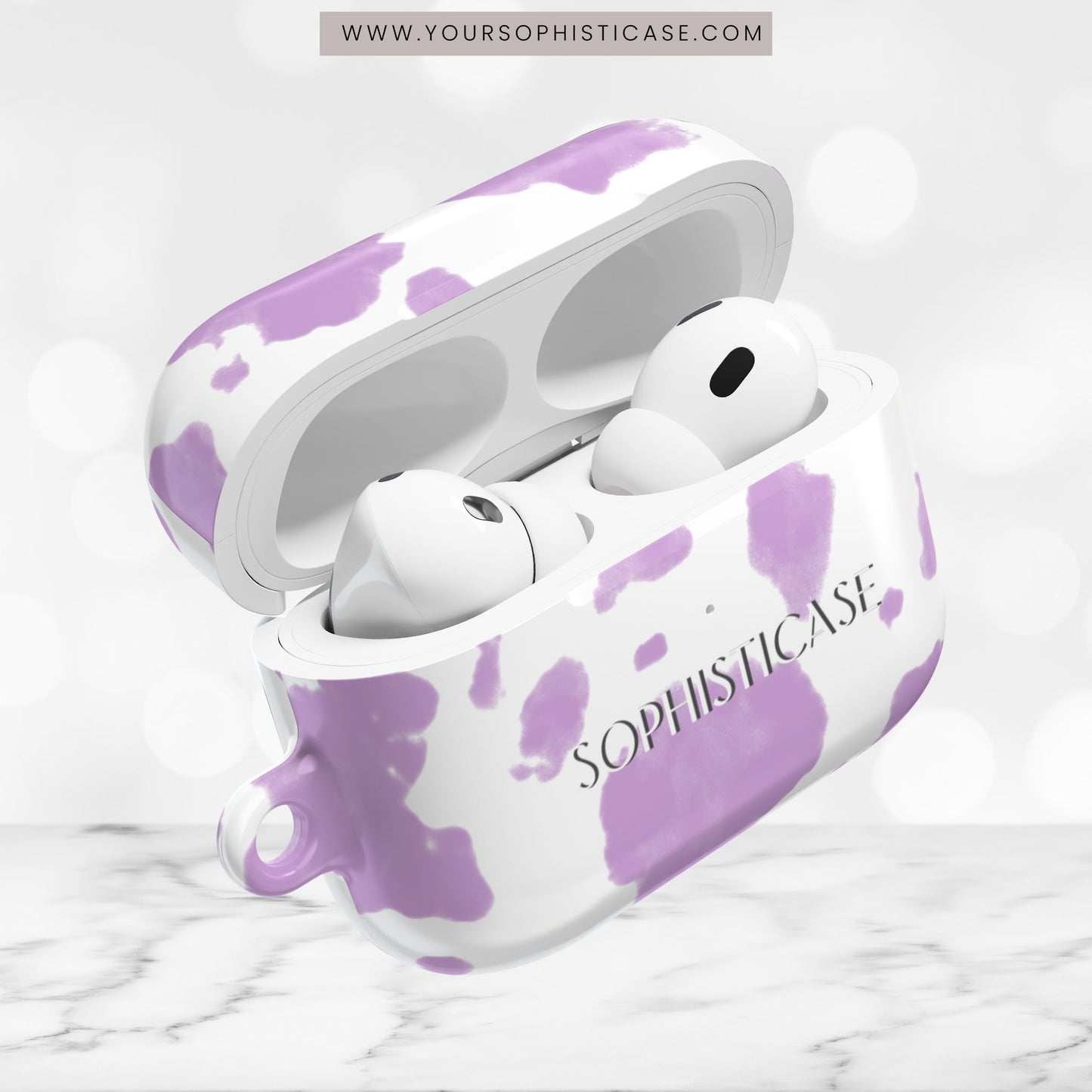 AirPod Cases - Holy Cow in Purple