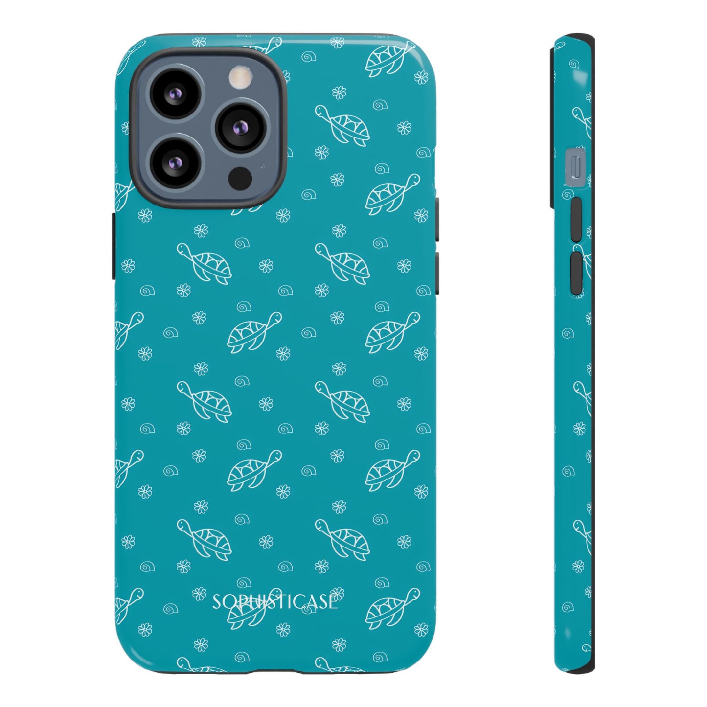 Turtle Island in Aqua - iPhone Magsafe Case