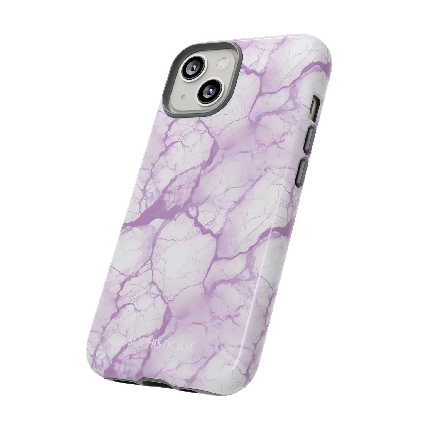 Marble Opulence in Purple - iPhone Case