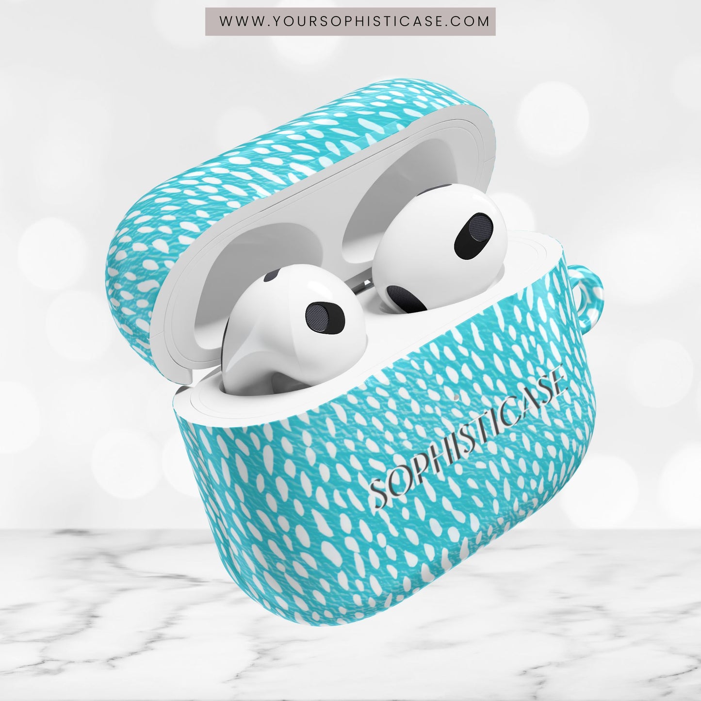 AirPod Cases - Oh Deer! in Aqua