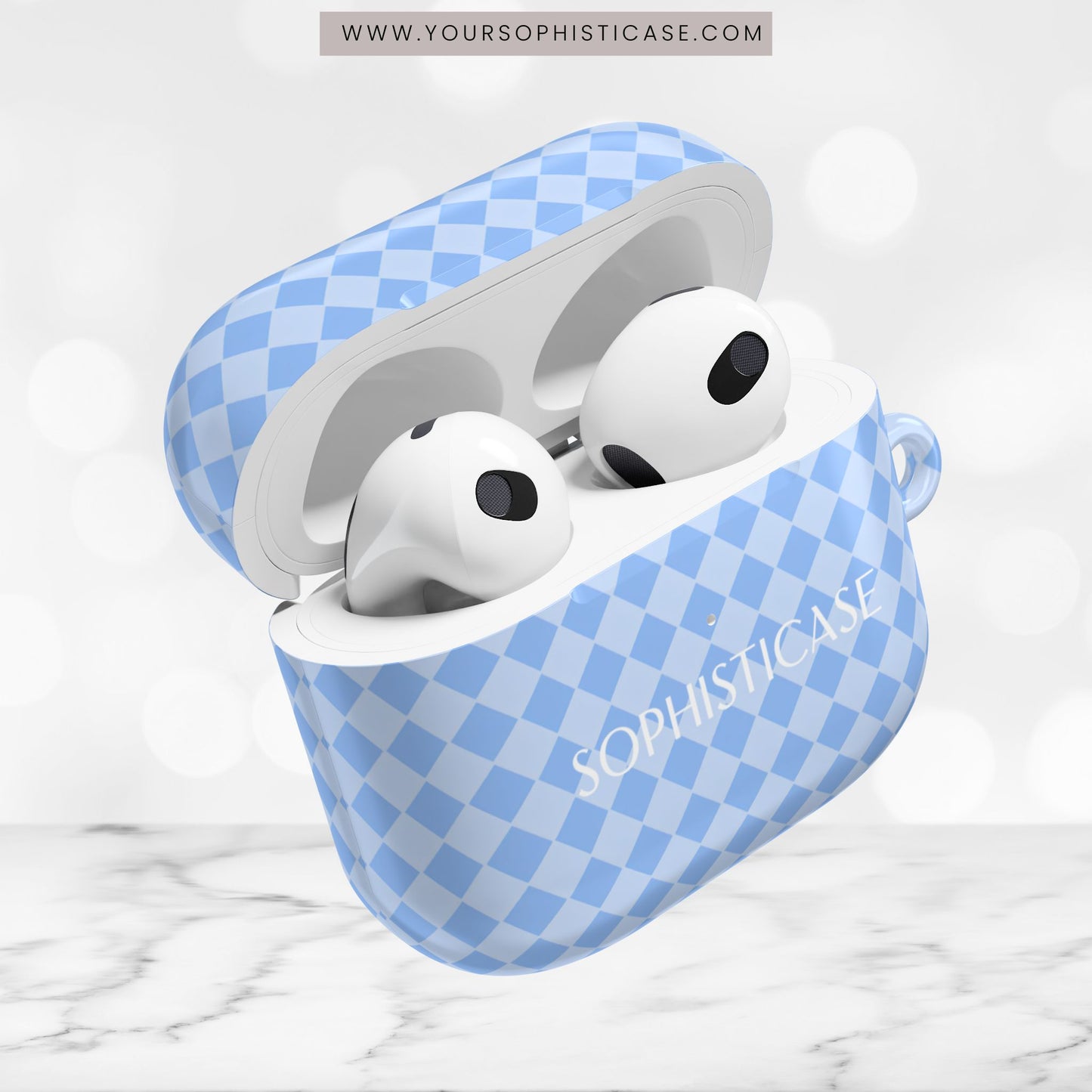 AirPod Cases - Diamond Diva in Blue