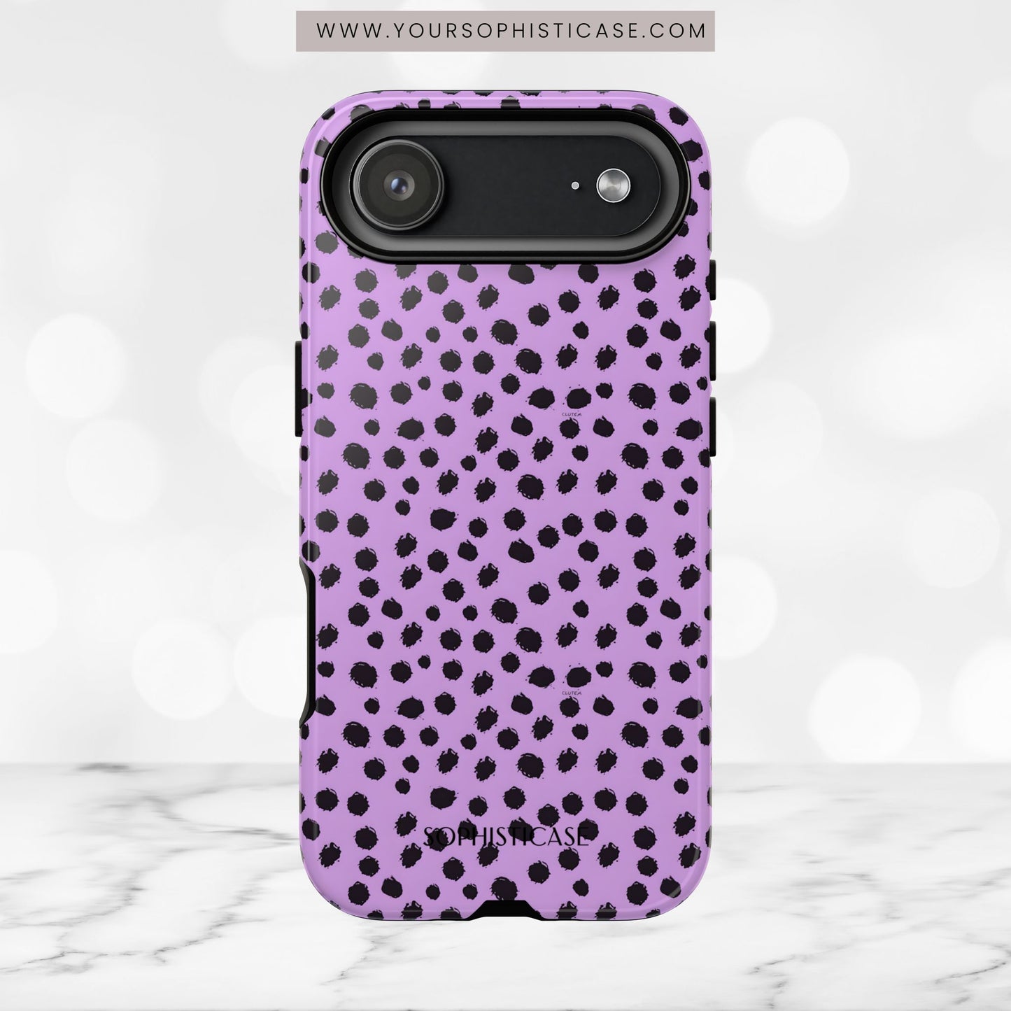 Cheetahs and Liars in Purple - iPhone Case