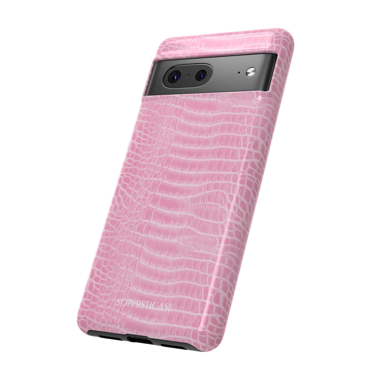 Luxe Leather in Pink - Tough Phone Case