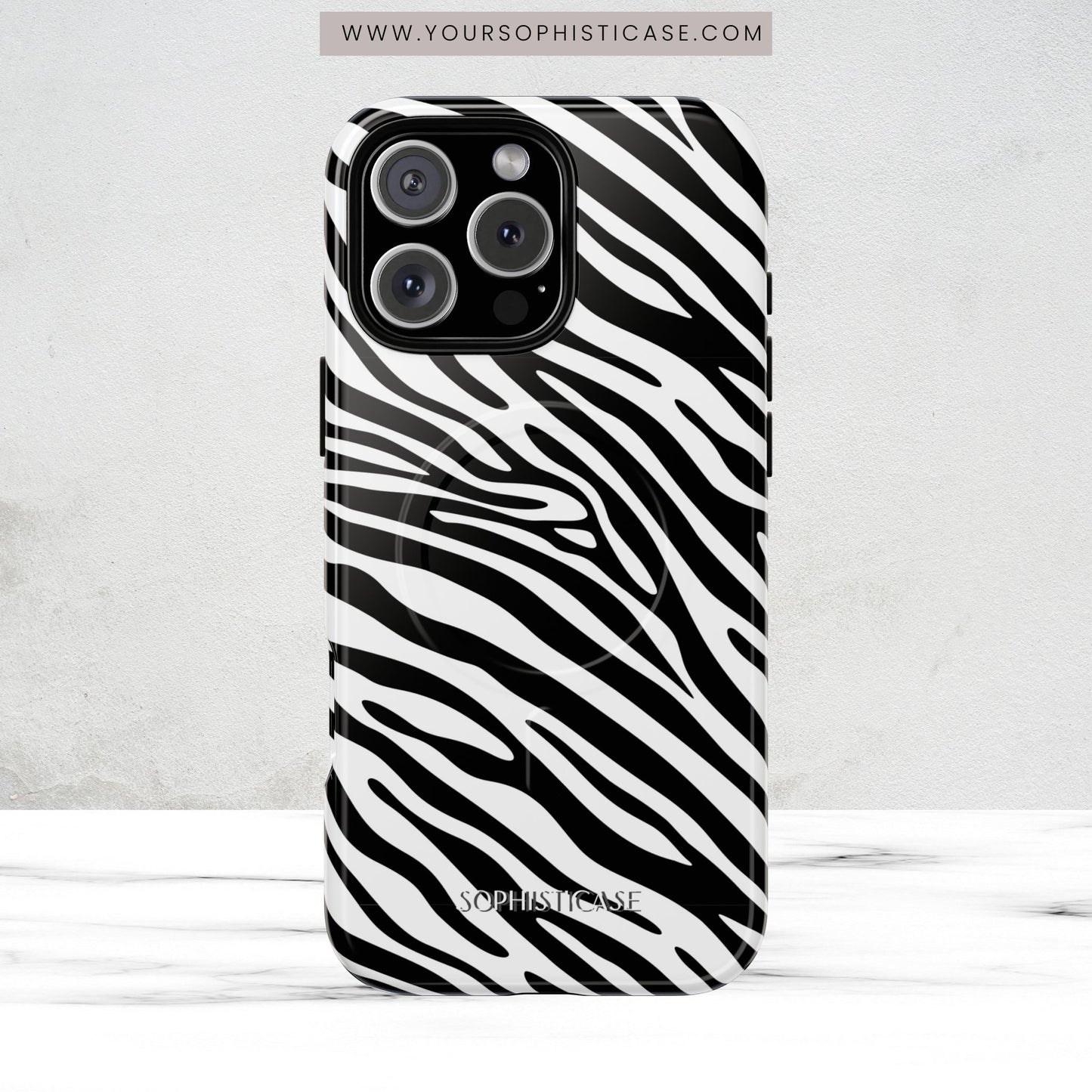 Dark Thoughts in Urban Zebra - Magsafe Case