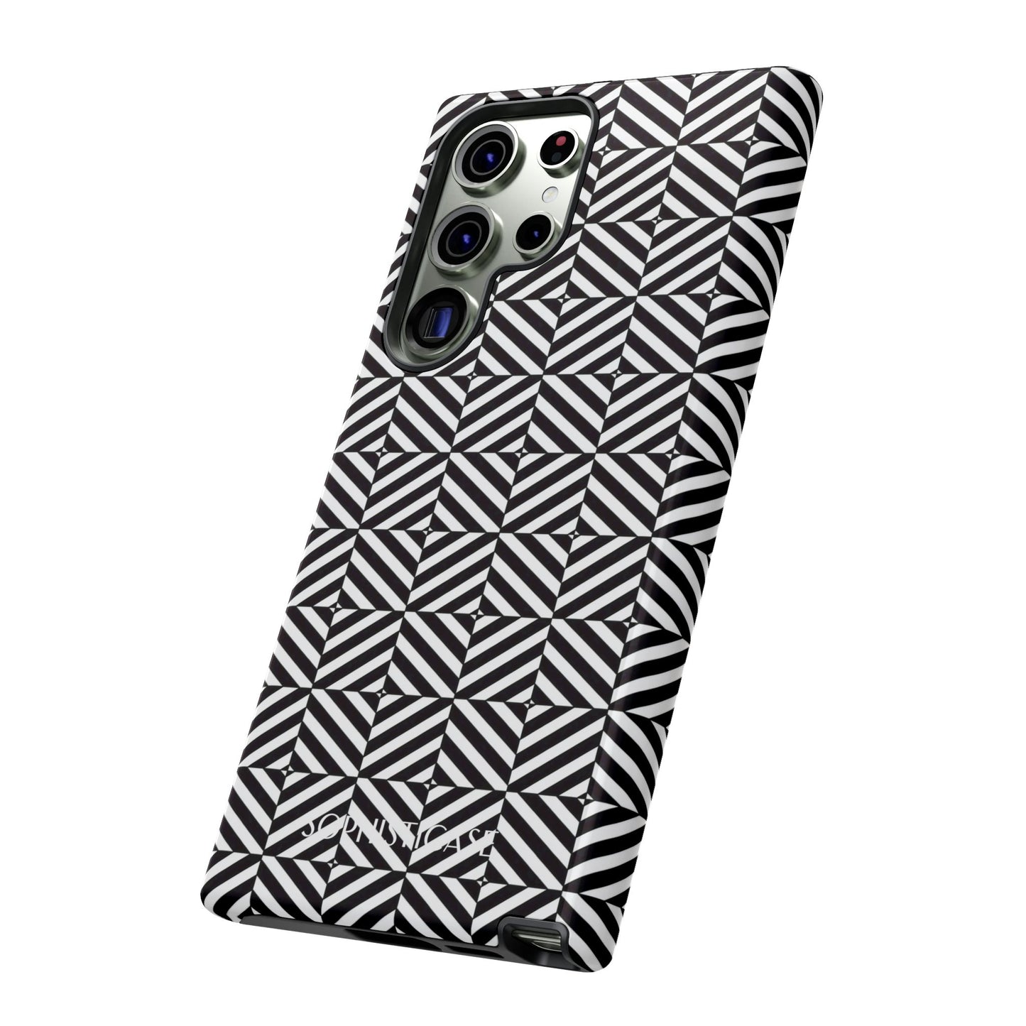 Illusions in Black - Tough Phone Case for Samsung Galaxy