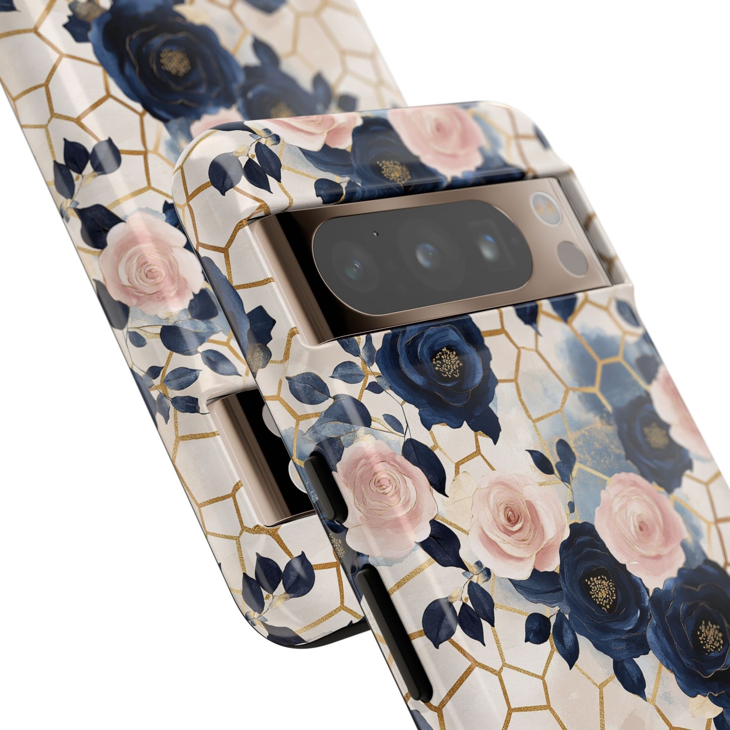 Royal Floral in Navy Hive - Tough Phone Case