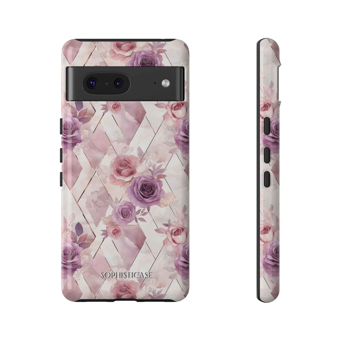 Royal Floral in Mauve Rose - Tough Phone Case