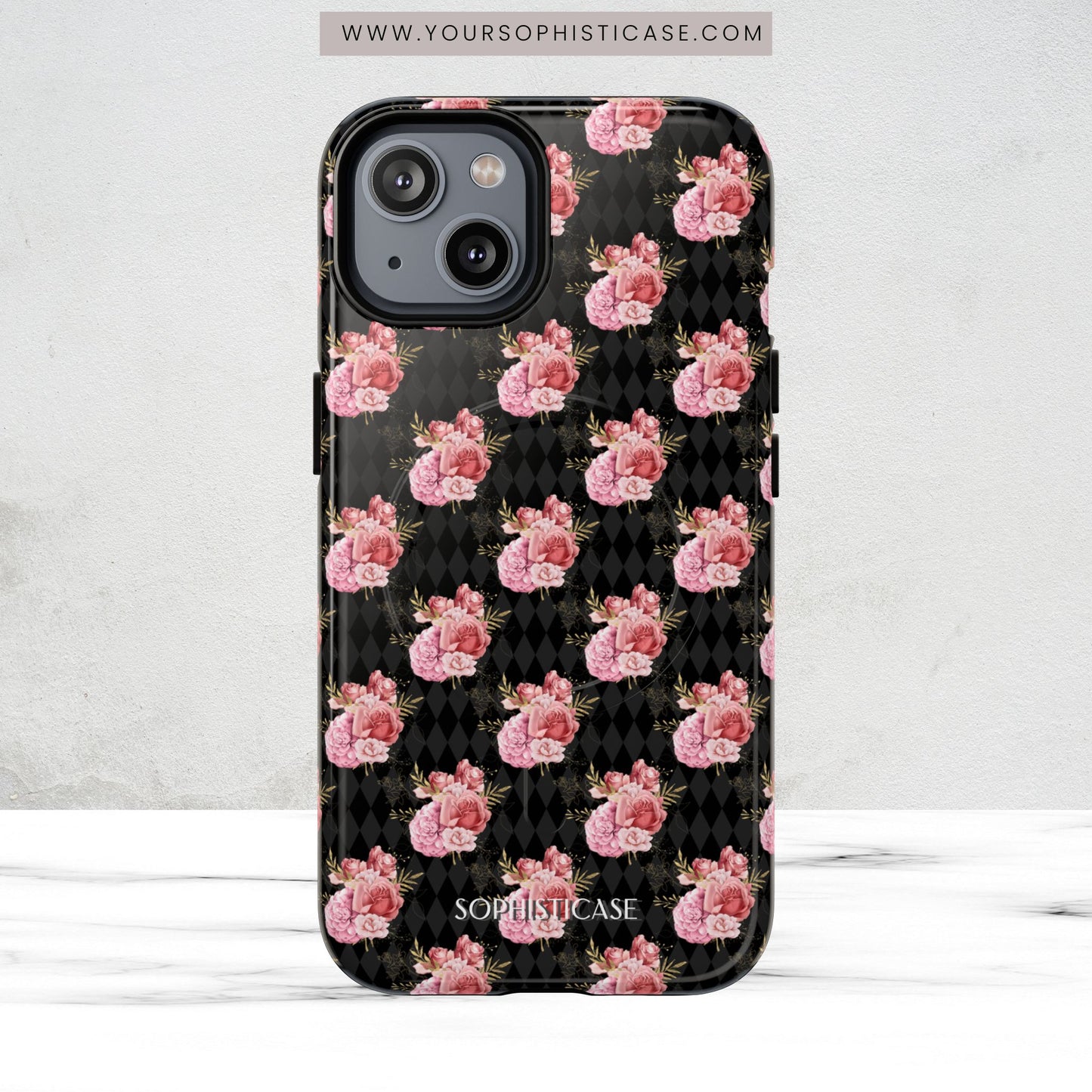 Rose Diamond Romance in Vivienne - Magsafe Case