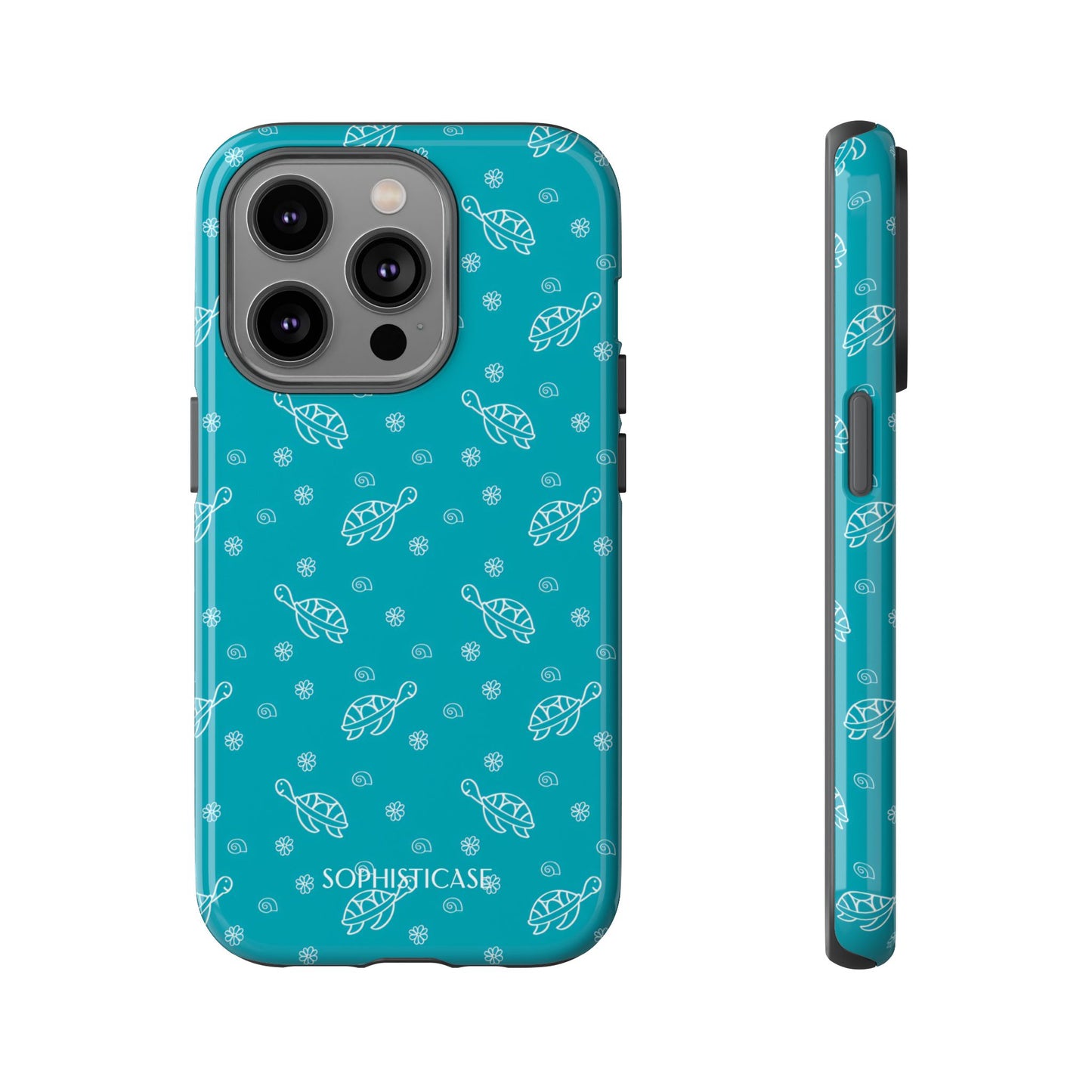 Turtle Island in Aqua - iPhone Magsafe Case