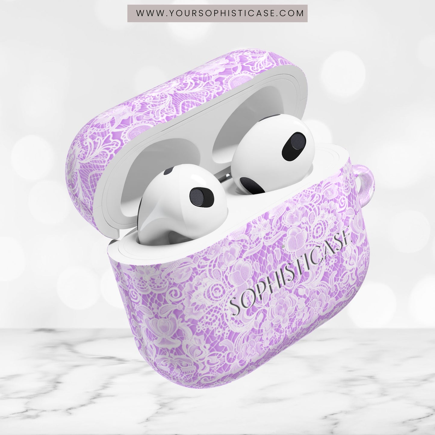 AirPod Cases - Luxe Lace in Purple