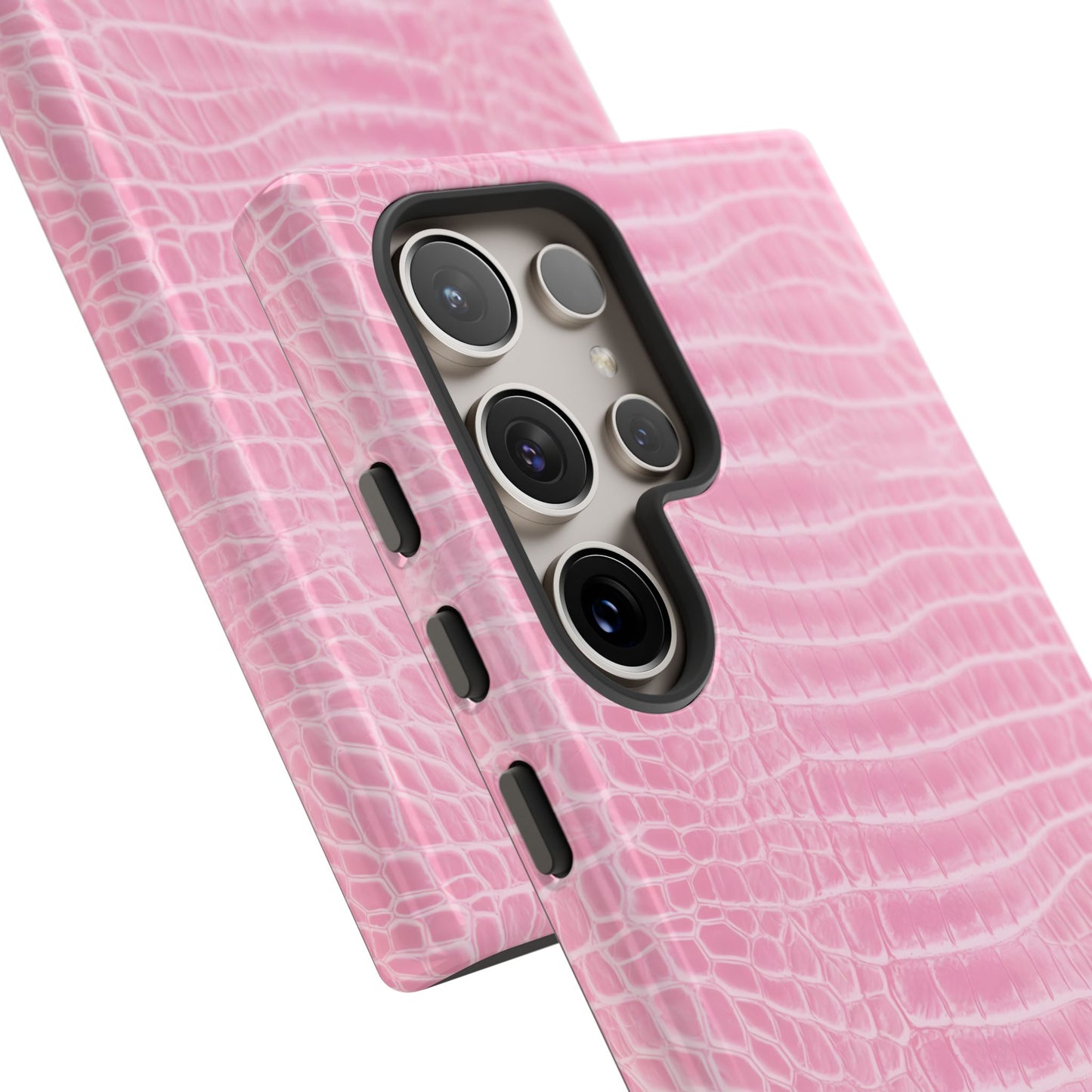 Luxe Leather in Pink - Tough Phone Case