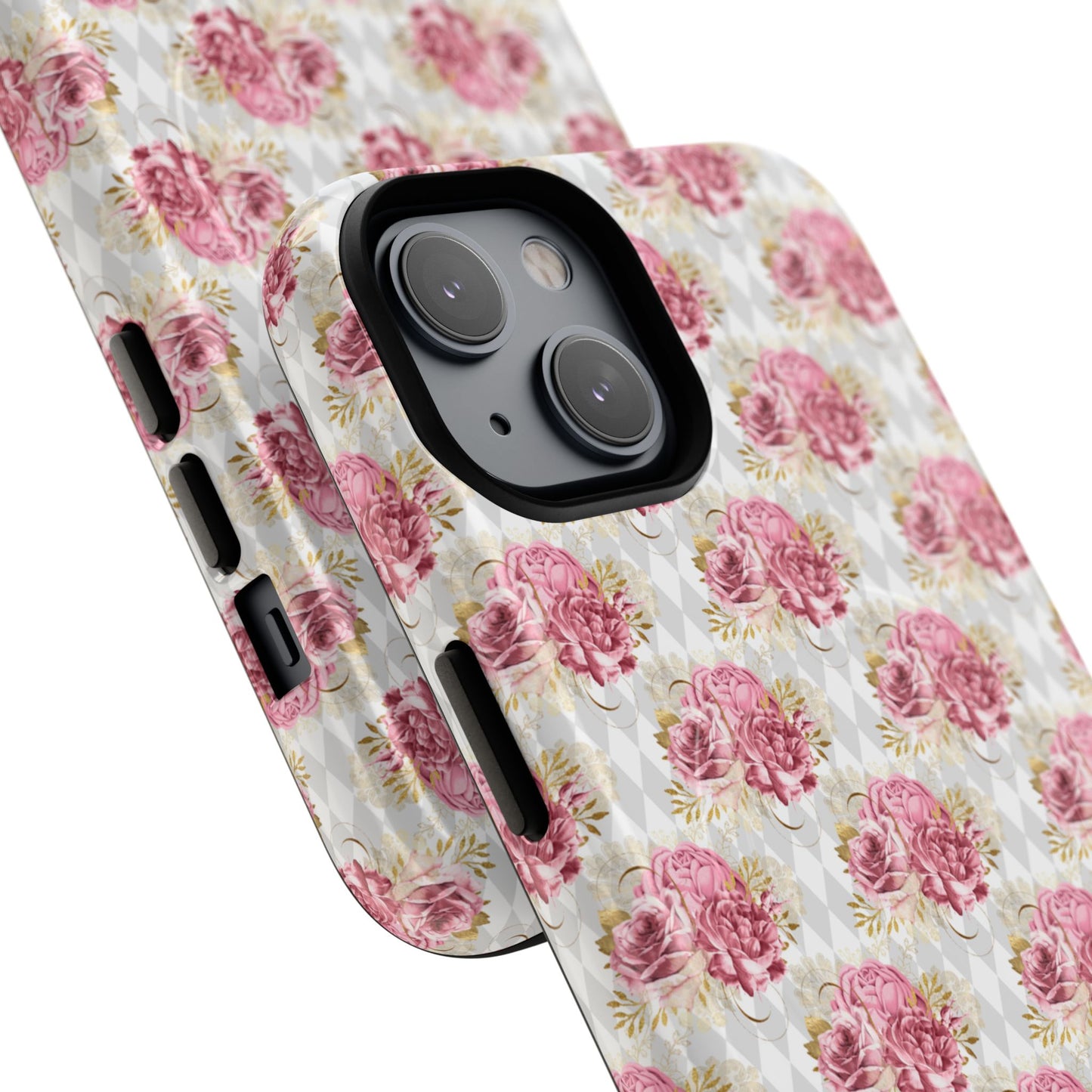Rose Diamond Romance in Colette - Magsafe Phone Case