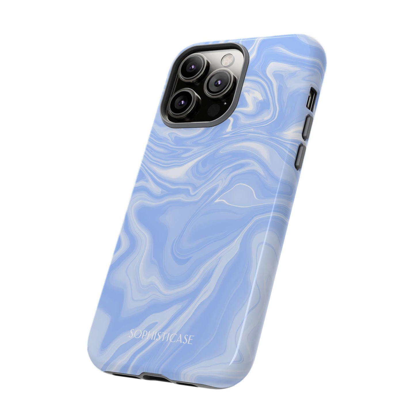 Liquid Dreams in Smoke Blue - iPhone Case